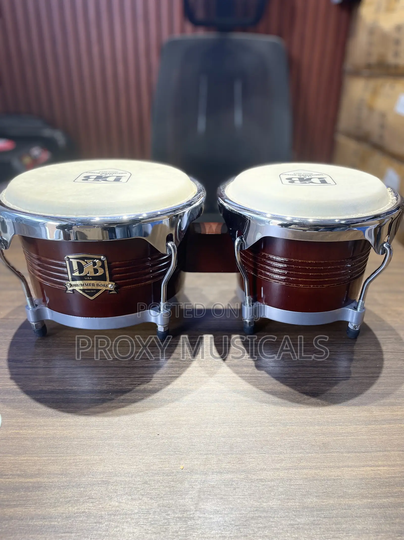 Db Bongo Drum With Stand Big Size