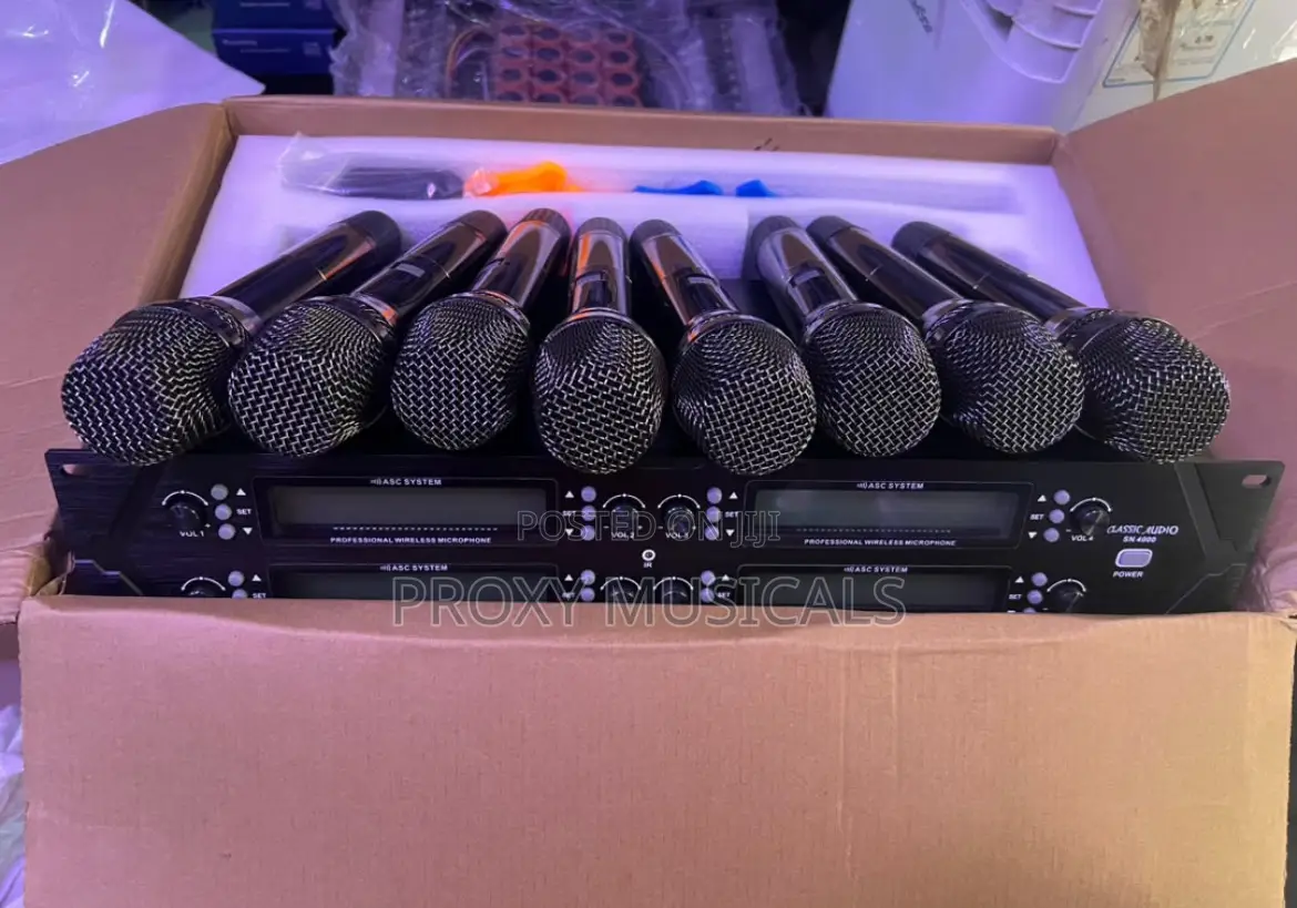 8-in-1 Wireless Microphone System Classic Audio