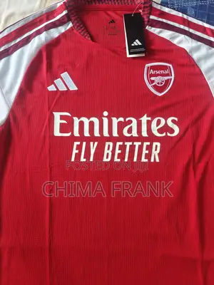 Breathable Red Arsenal Fc Home Jersey 2026/27 Season
