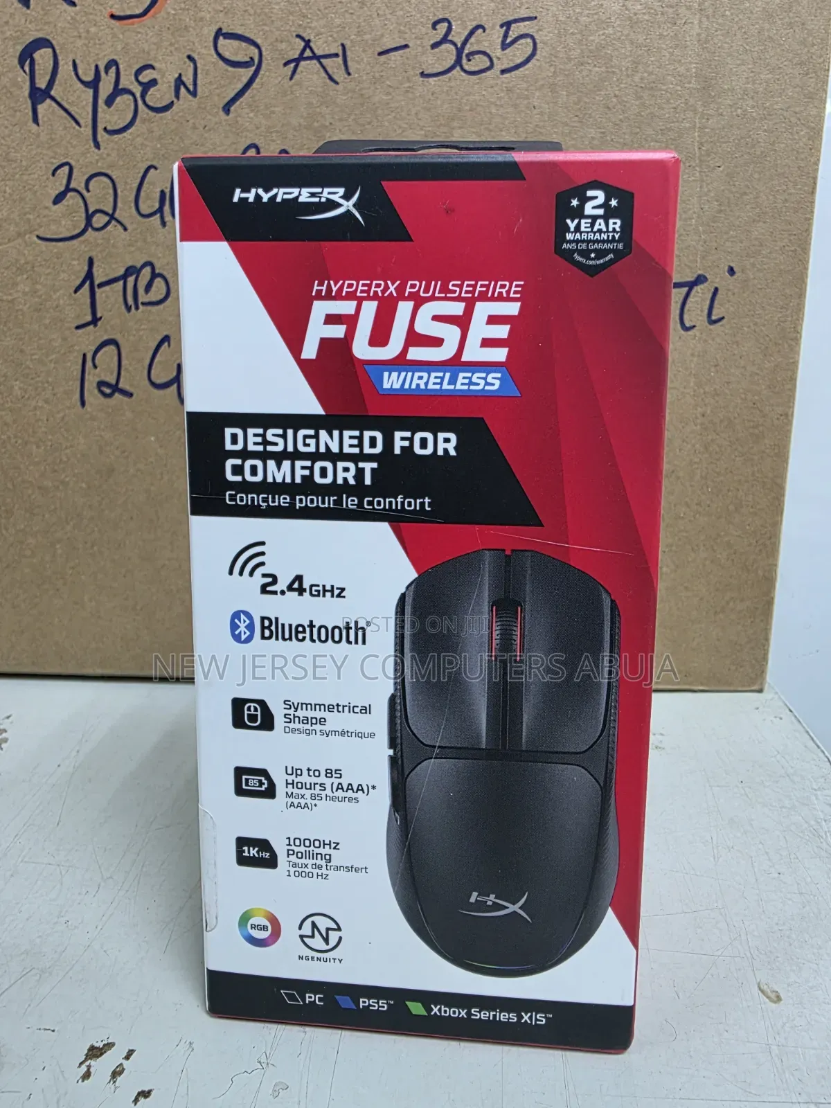Hyperx Pulse Fire Fuse Wireless Mouse