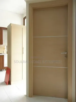 Strong Creamery Room HDF Door With Frame, Lock, Inches Installation