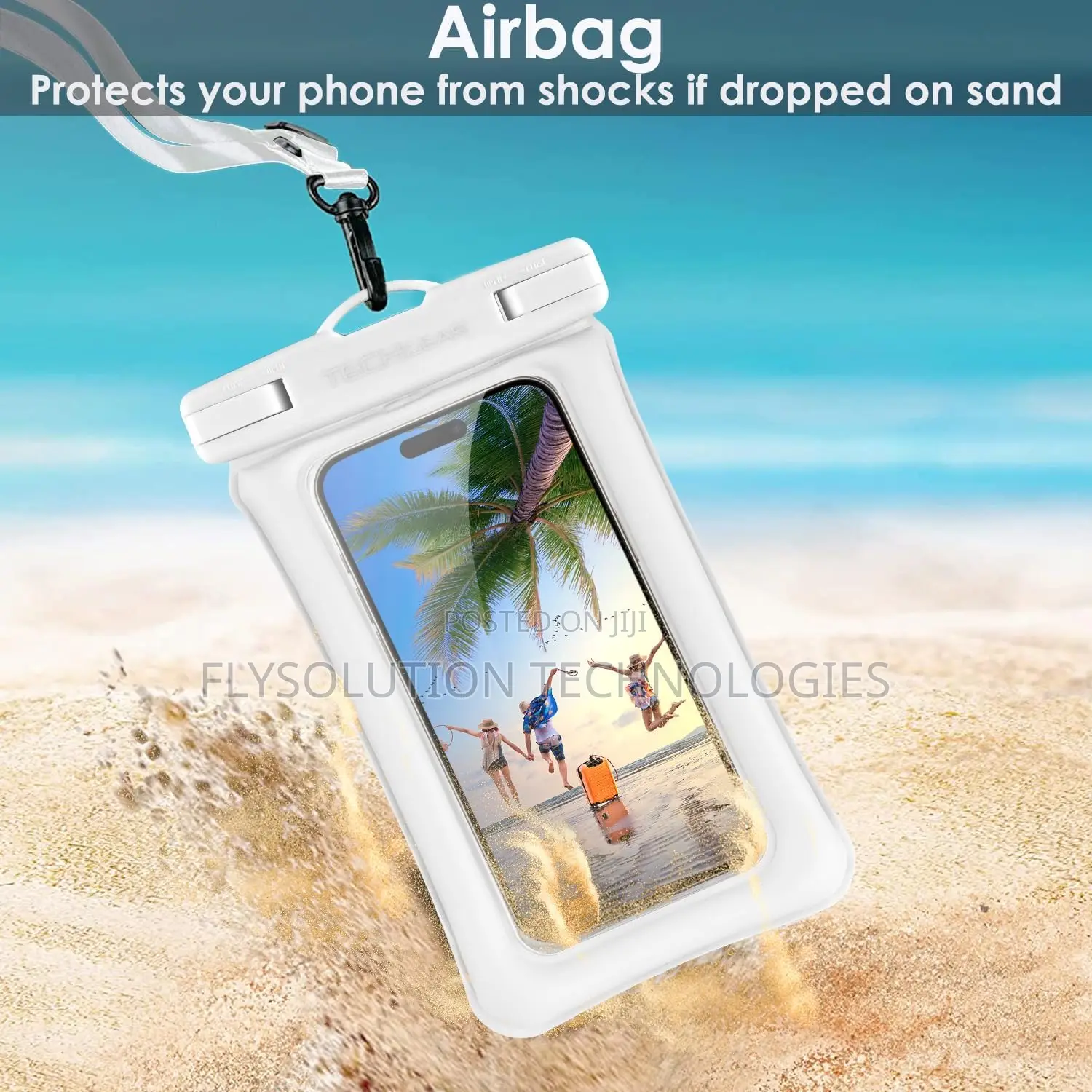 Waterproof Phone Rain Protector Pouch Dry Bag Case With Neck Lanyard