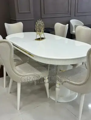 Luxury Dinner Table Set 6 Seater