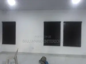 Deep Black Wooden Blinds