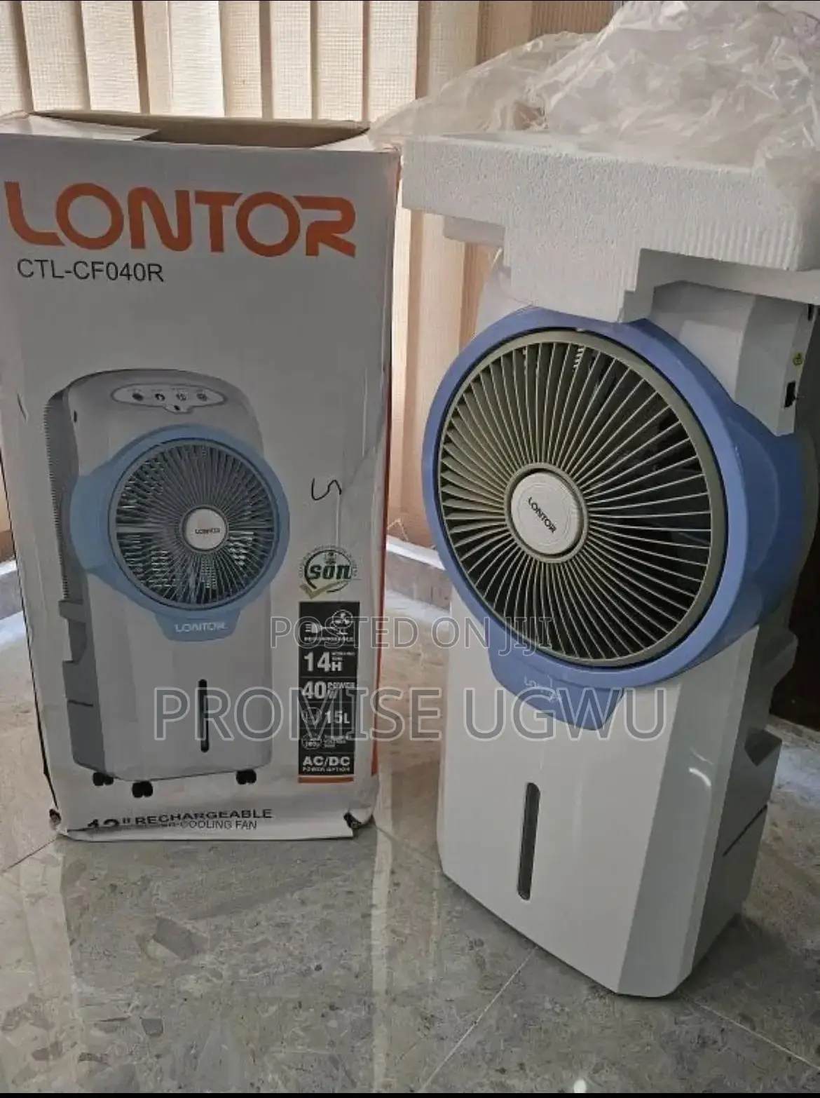 Lontor Rechargeable Cooling Fan