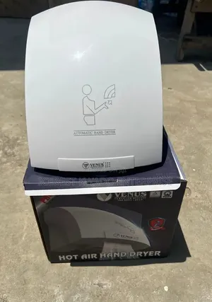 This Is a White Venus Automatic Hand Dryer Made of Abs Plastic.