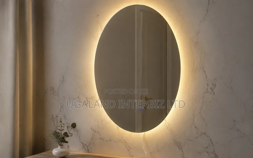 Modern Frameless Oval Led Smart Mirror