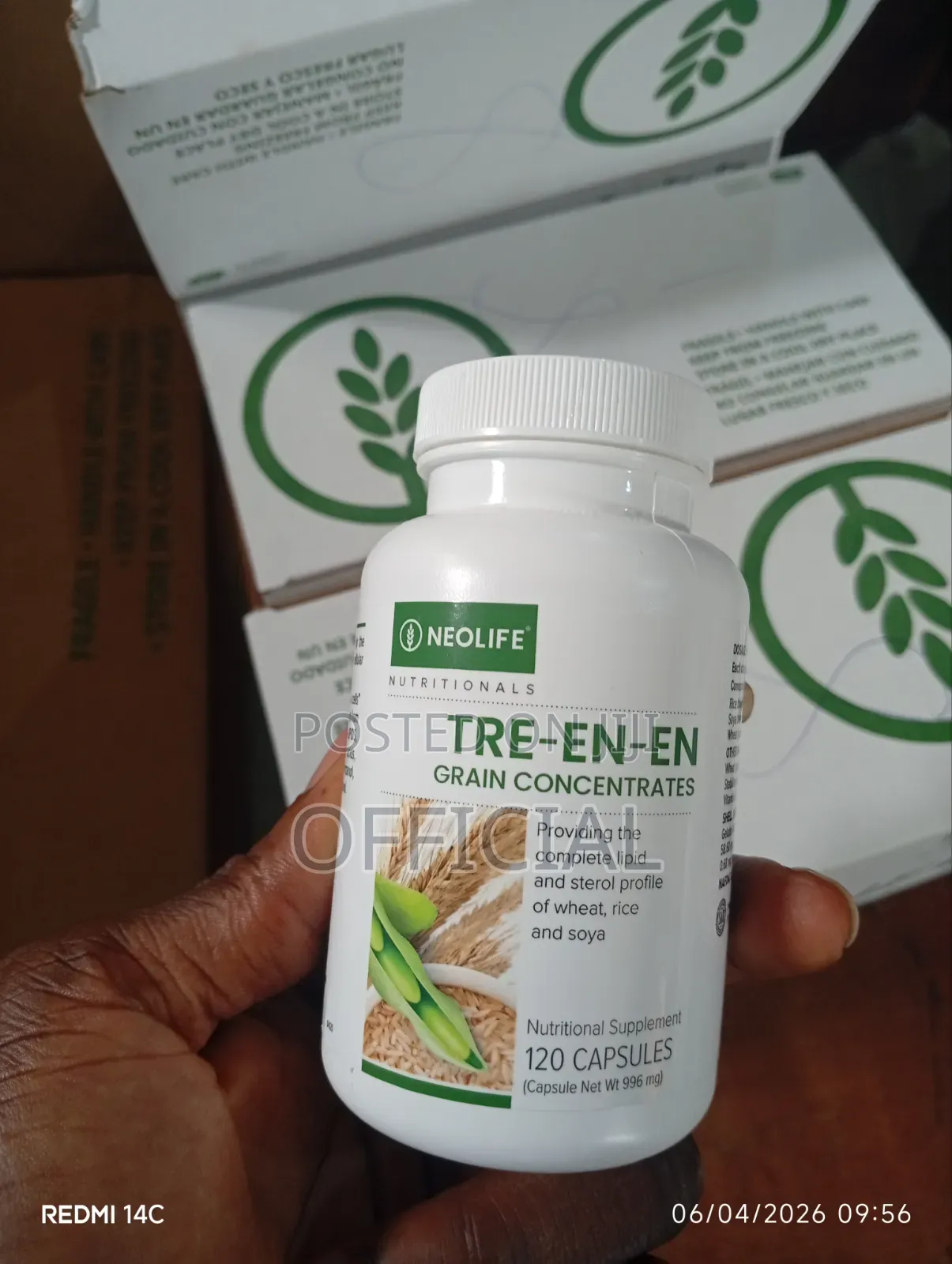 Tre-en-en Grain Concentrates 120 Capsules, Nutritional Supplement