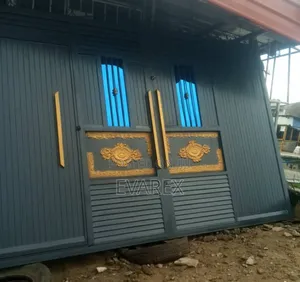 Exotic Steel Gate. Gate Ready on Ground.