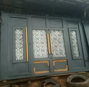 Luxury Steel Gate. Gate Ready on Ground