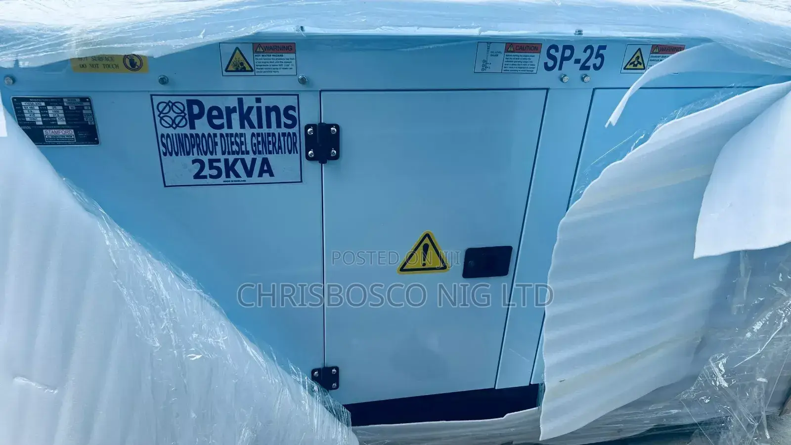 Perkins Soundproof Diesel Generator 25kva