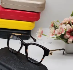 Versace Luxury Transparent Glasses – Unisex, Stylish High Quality
