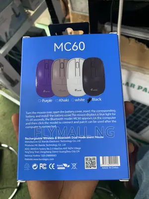 Banda Mc60 Dual-Mode Silent Wireless Mouse