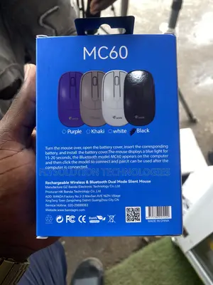 Fanda Mc60 Dual Mode Silent Wireless Bluetooth Mouse