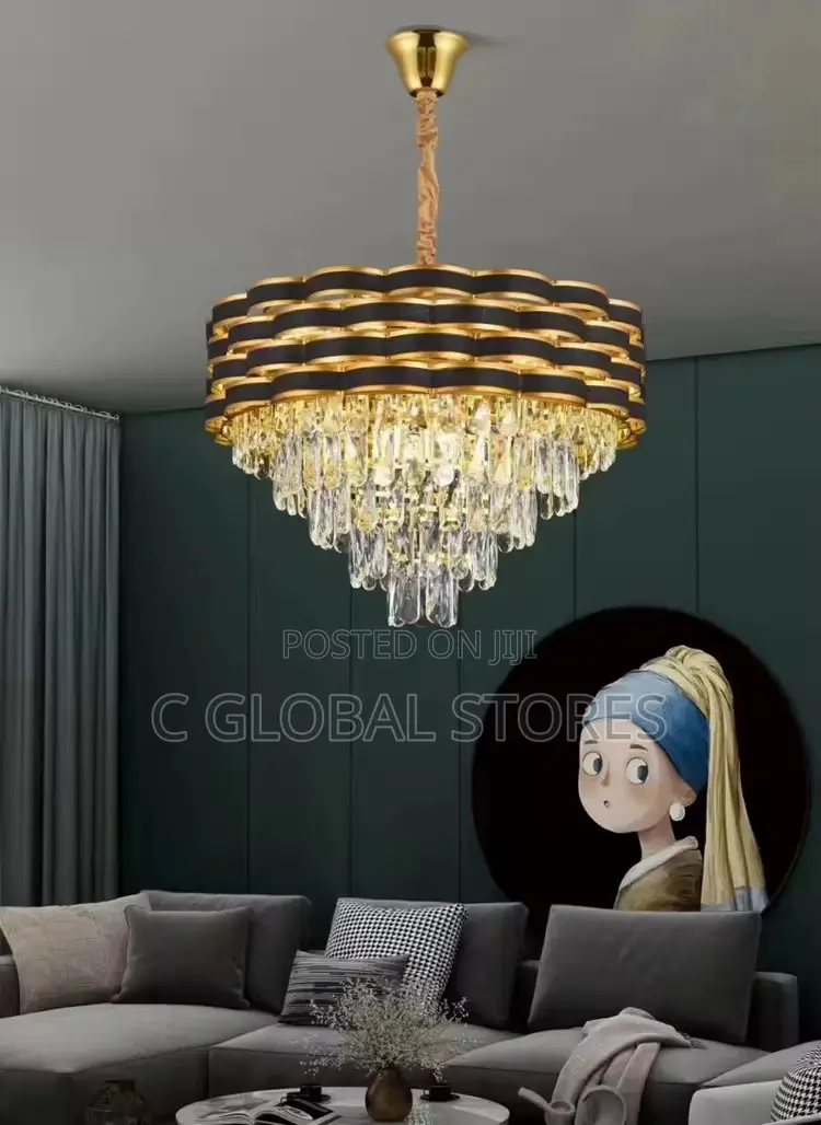 Black Crystal Chandelier