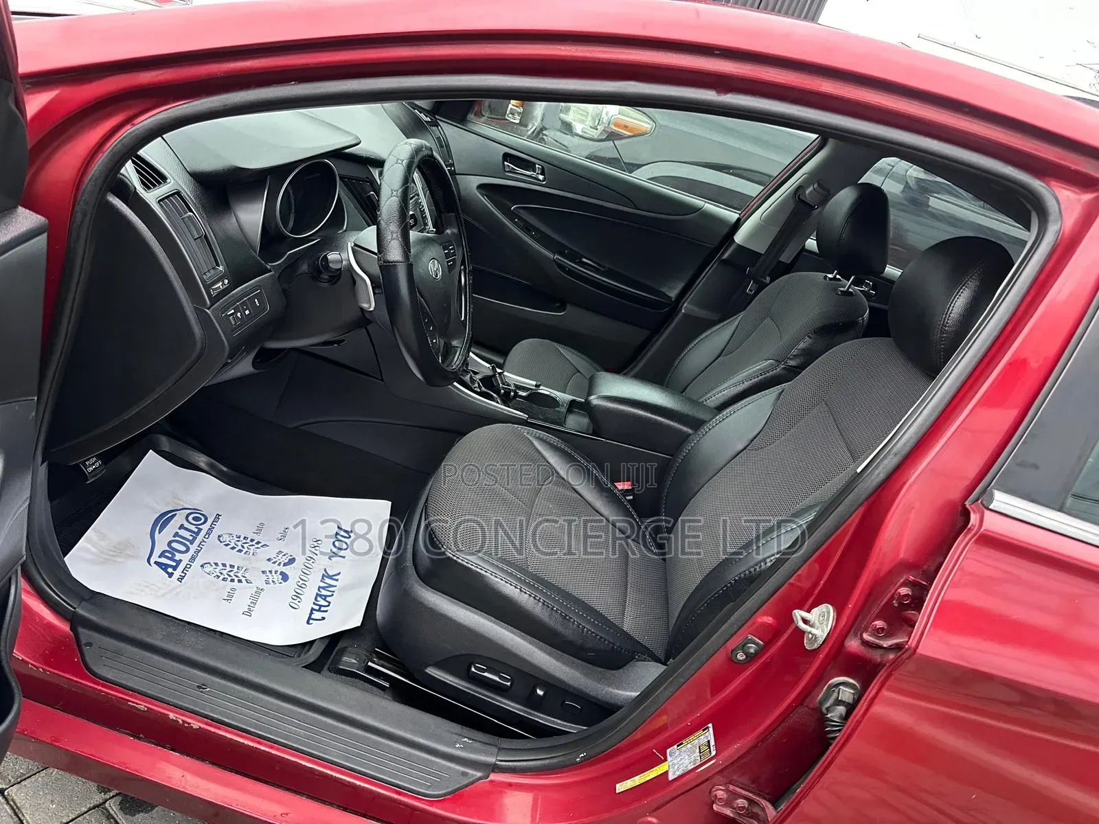Hyundai Sonata 2012 Red