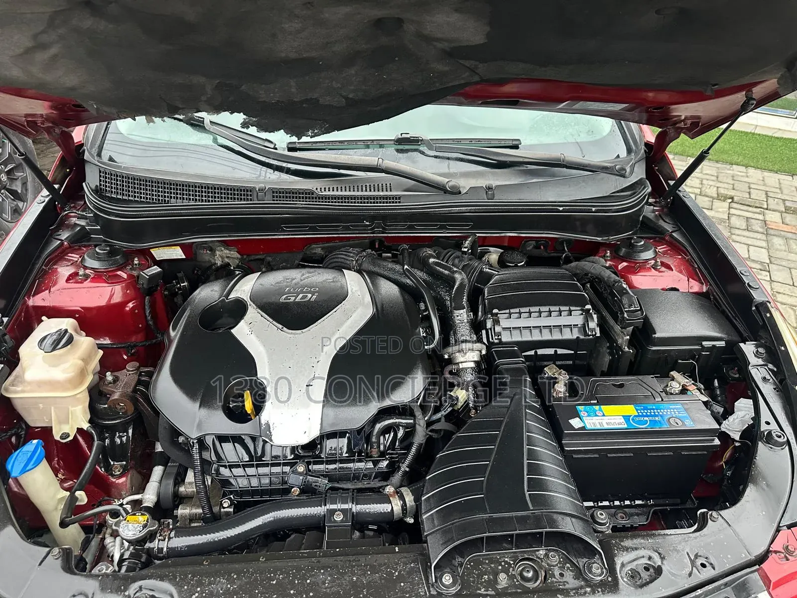 Hyundai Sonata 2012 Red