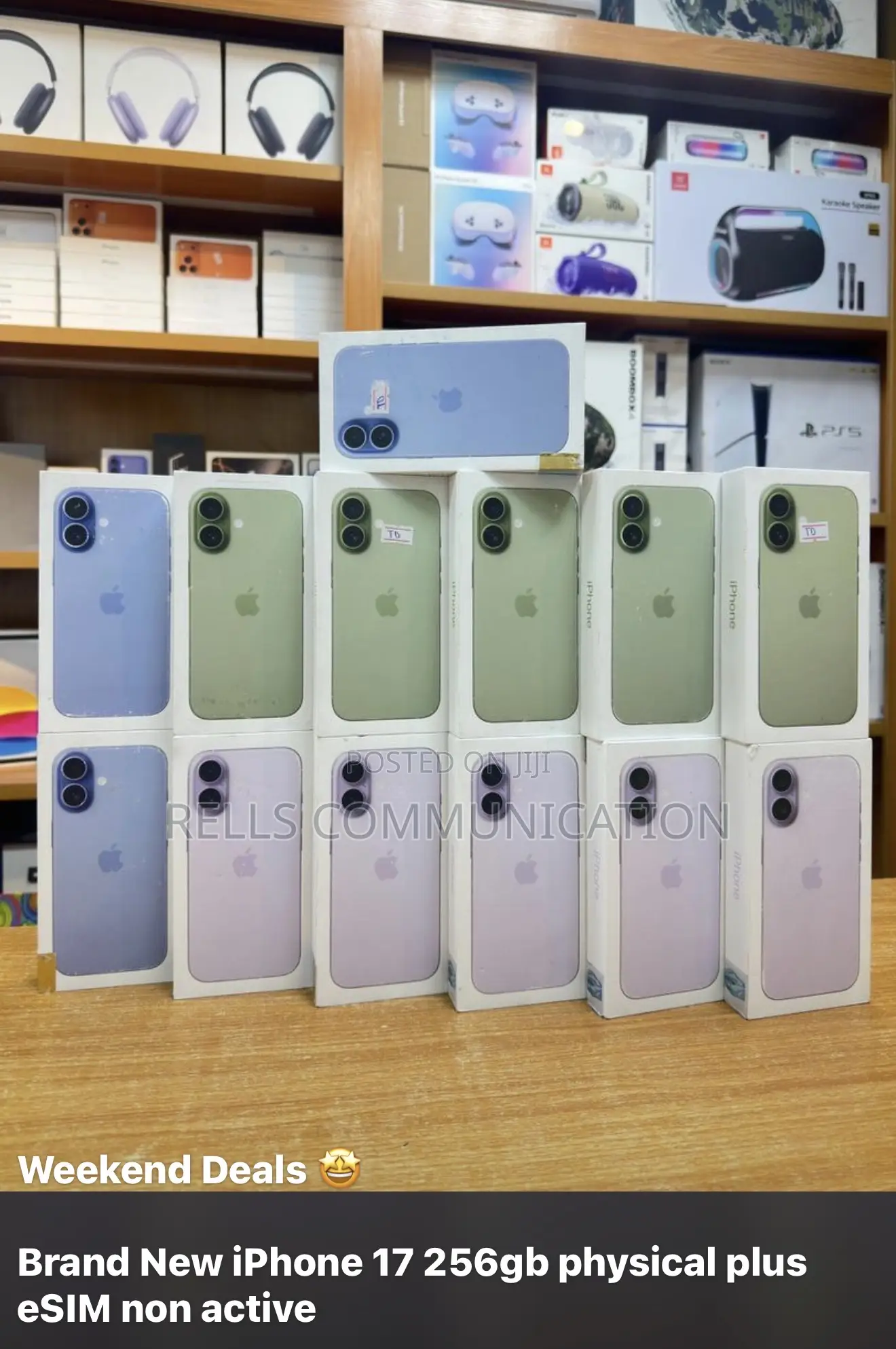 New Apple iPhone 17 256 GB Blue