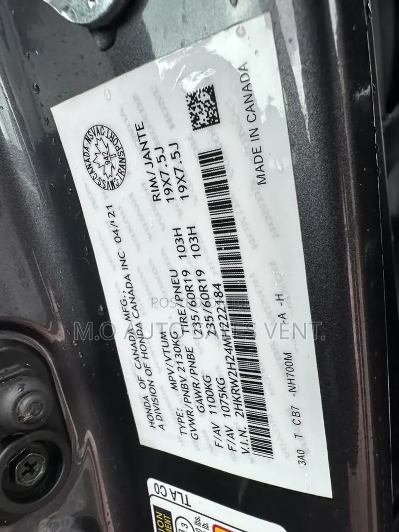 Honda CR-V 2021 Gray