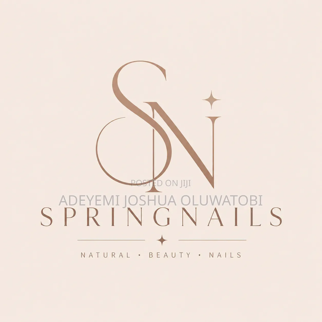 Spring Nails Concept.