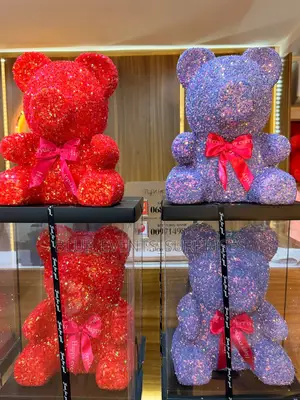 Glitter Rose Like Teddy Bear 40cm