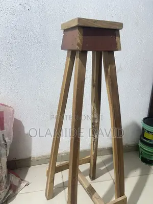 A Tall Wooden Stool