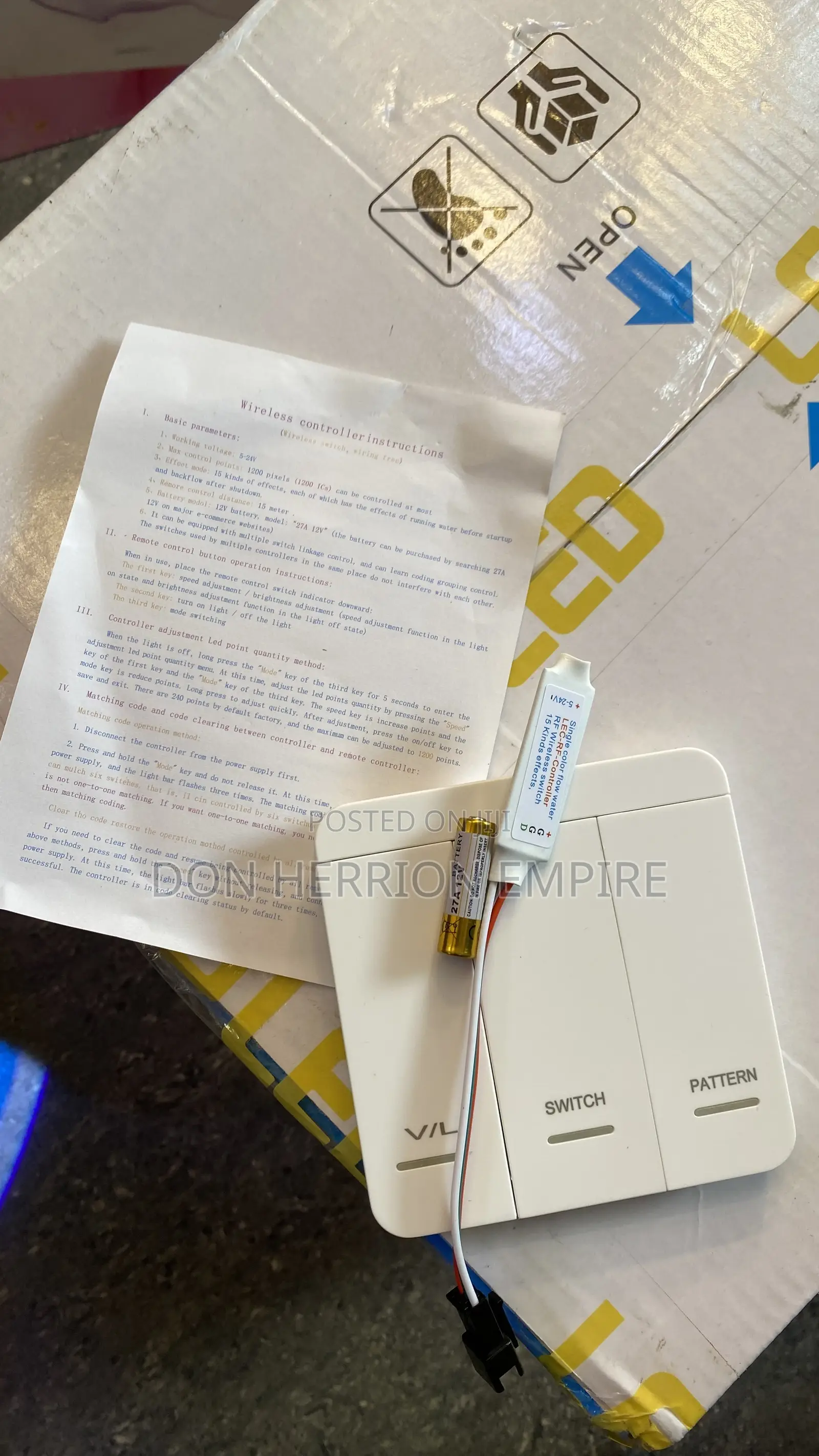Running Switch With Sensor