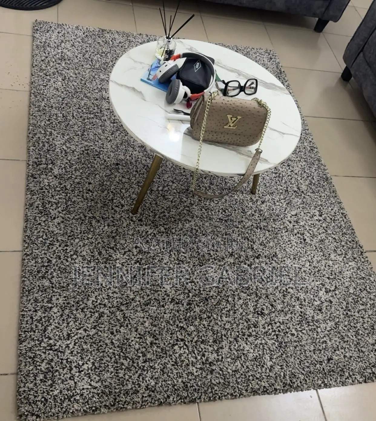 Table and Turkey Rug