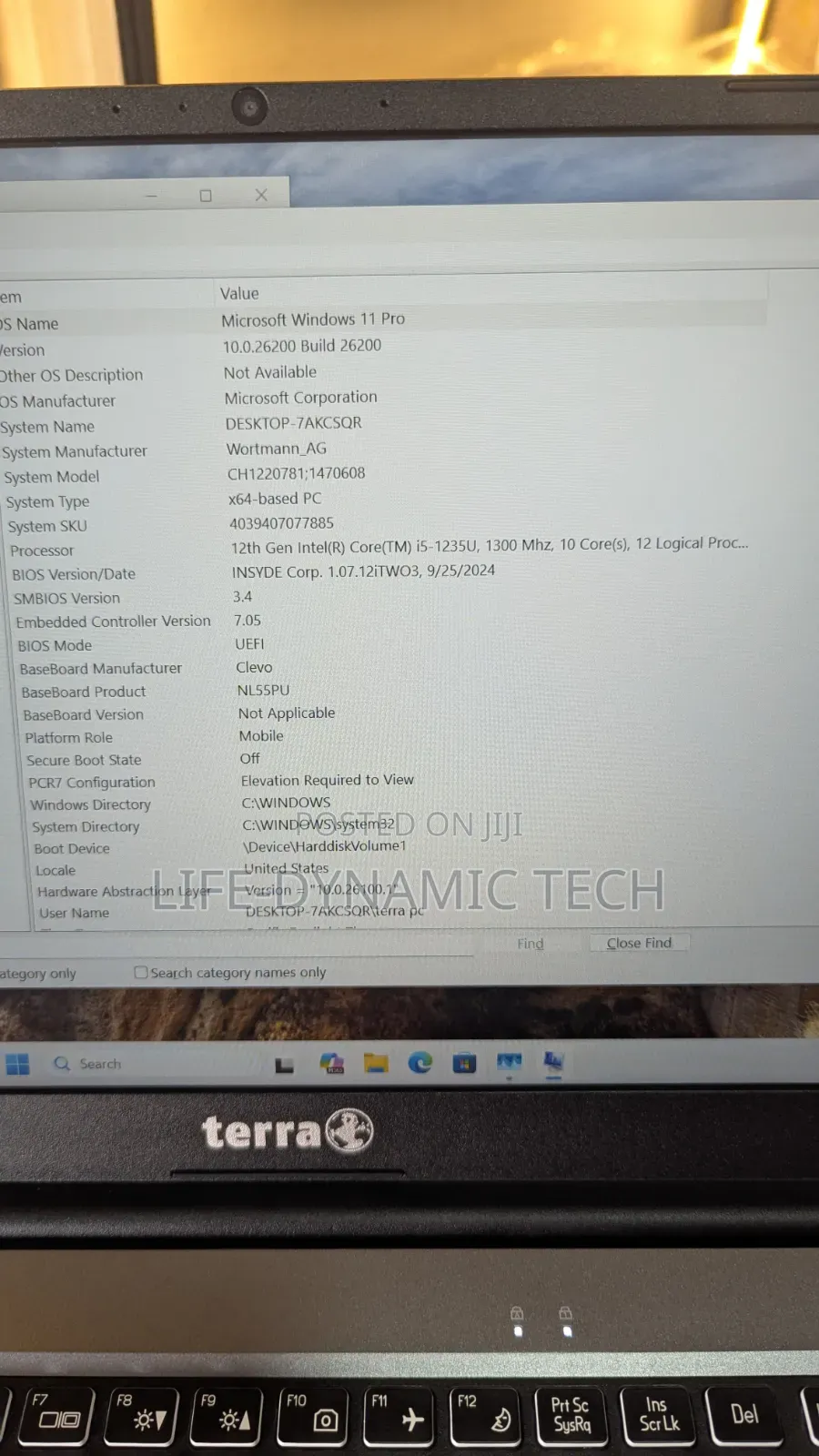 Laptop Clevo 8GB Intel Core i5 SSD 512GB