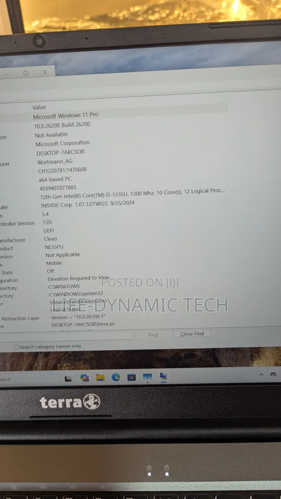 Laptop Clevo 8GB Intel Core i5 SSD 512GB