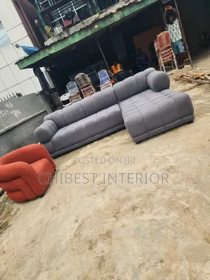 Brand New L-Shaped Padded Sofa Couch.
