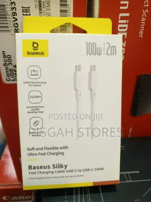 Baseus Silky Fast Charging Cable Usb-C to Usb-C 100w (Black White)