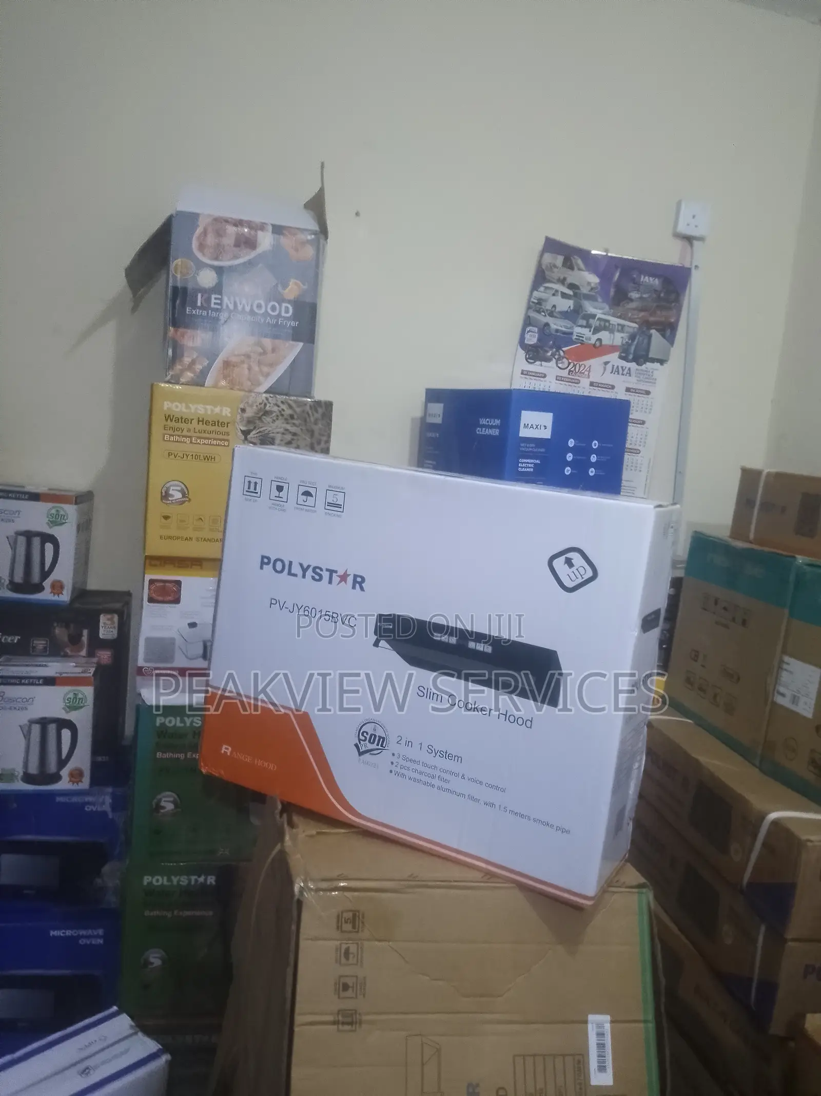 Polystar 60cm Charcoal Filter Kitchen Hood