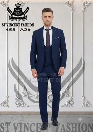 Plain Navyblue 3in 1 Suit