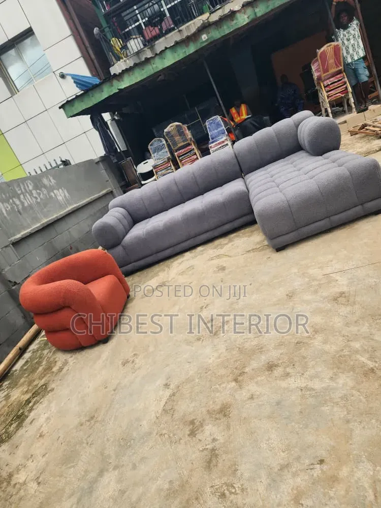 Luxury L-Shaped Sofa Couch.