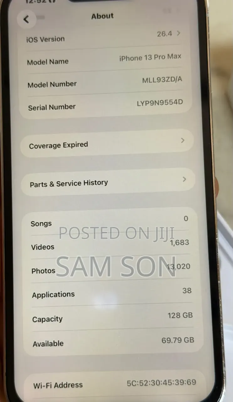 Apple iPhone 13 Pro Max 128 GB White
