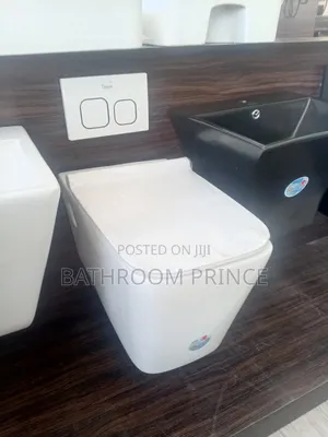 Square White Conceal Water Closet