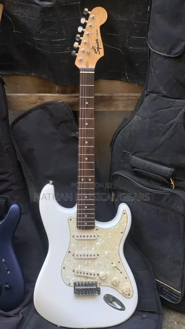 Squier Strat Electric Guitar – White