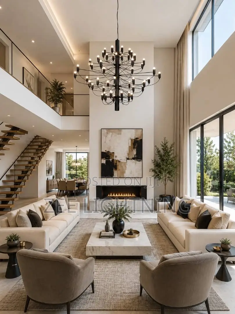 By 50 Bulbs Modern Design Chandelier