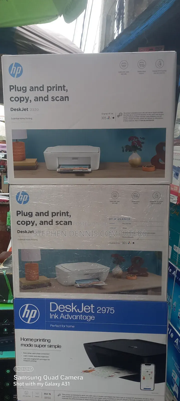 Hp Deskjet 2320 Three-in-One Colour Printer