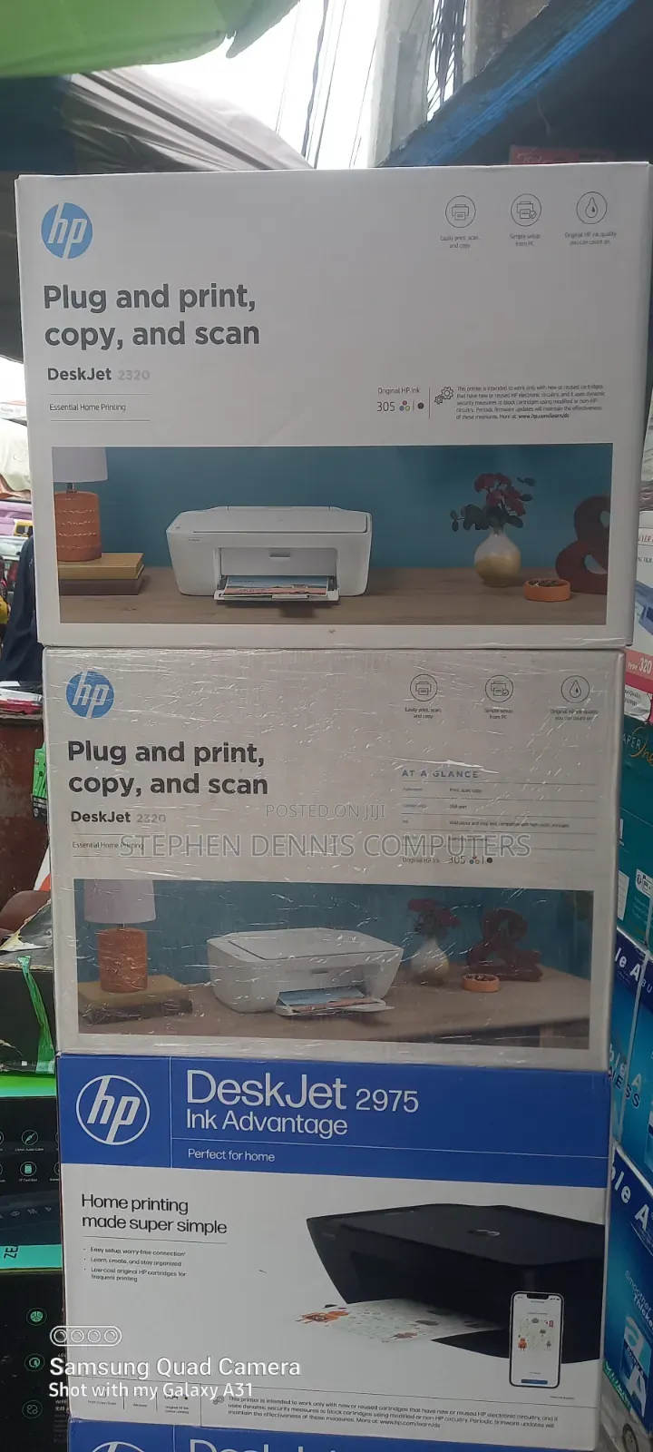 Hp Deskjet 2320 Three-in-One Colour Printer