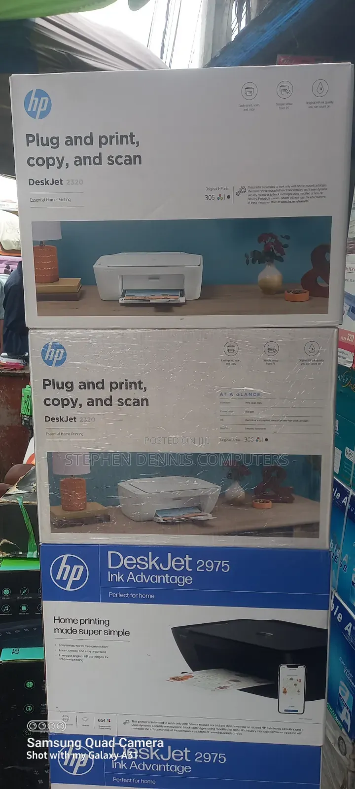 Hp Deskjet 2320 Three-in-One Colour Printer
