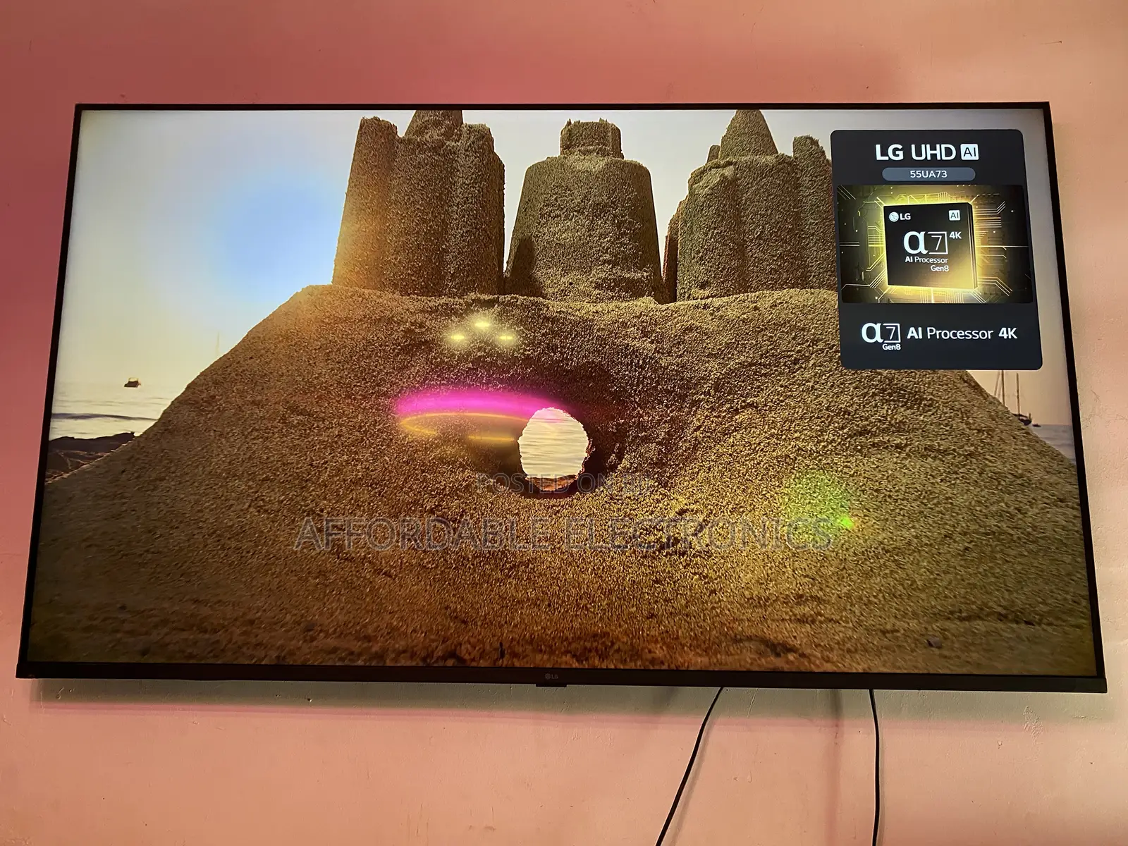 55” L G Uhd Display Smart TV