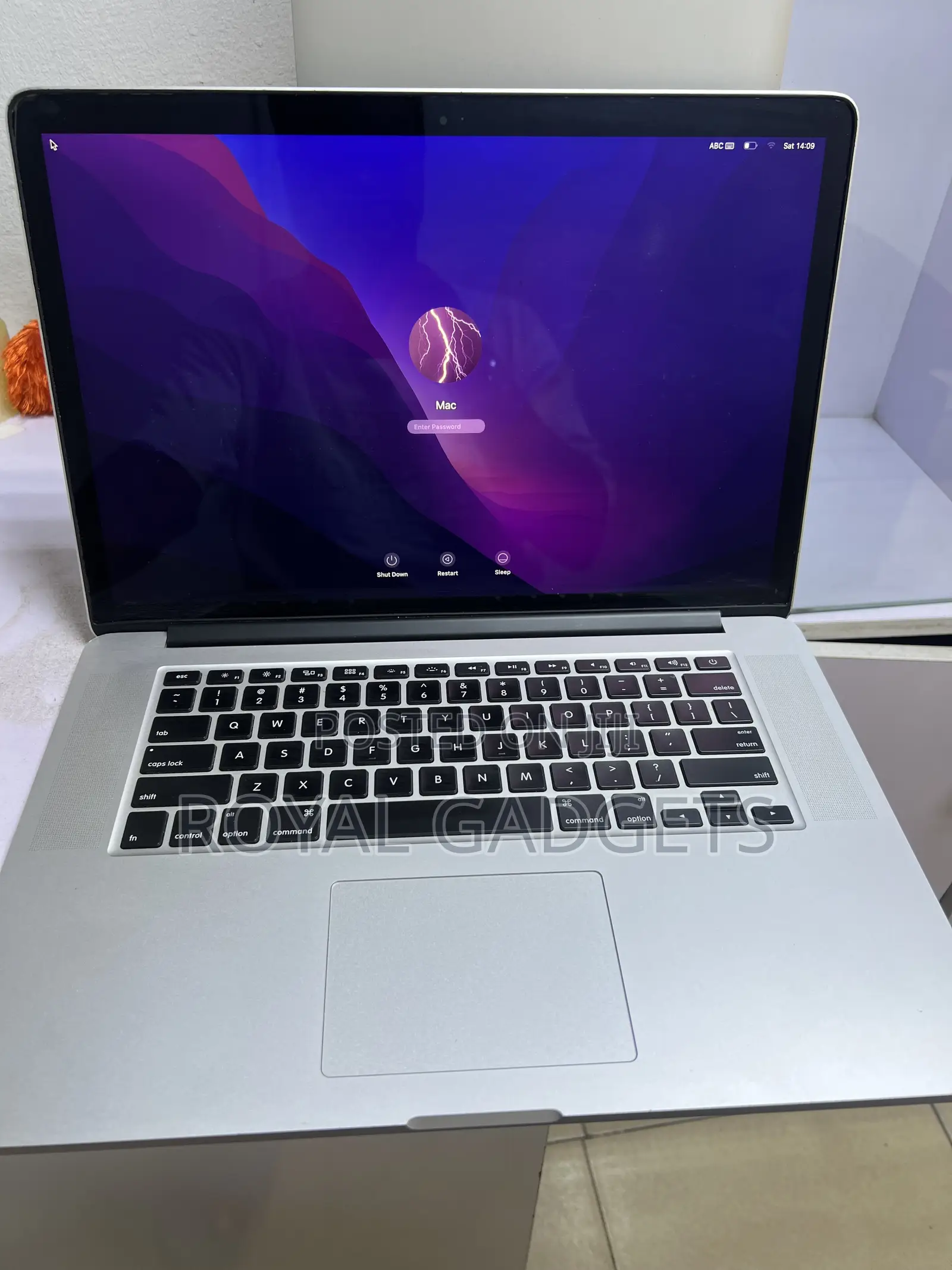 Laptop Apple MacBook Pro 2015 16GB Intel Core i7 SSD 512GB