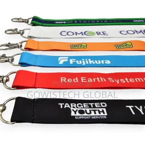 Branded Lanyards With Name and Logo
