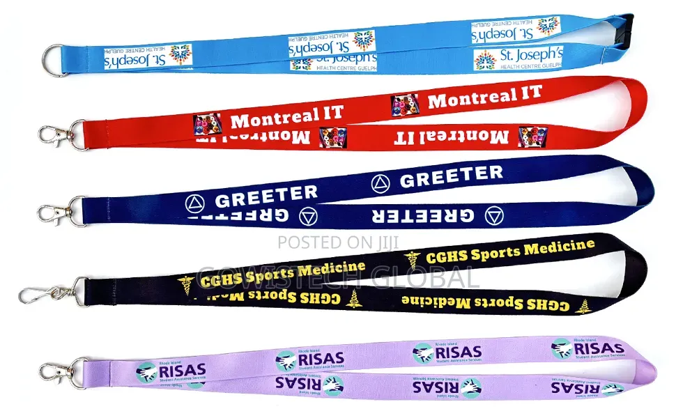 Branded Lanyards With Name and Logo
