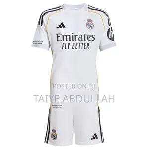 Real Madrid 2025/2026 Jersey (Shirt and Short Set)