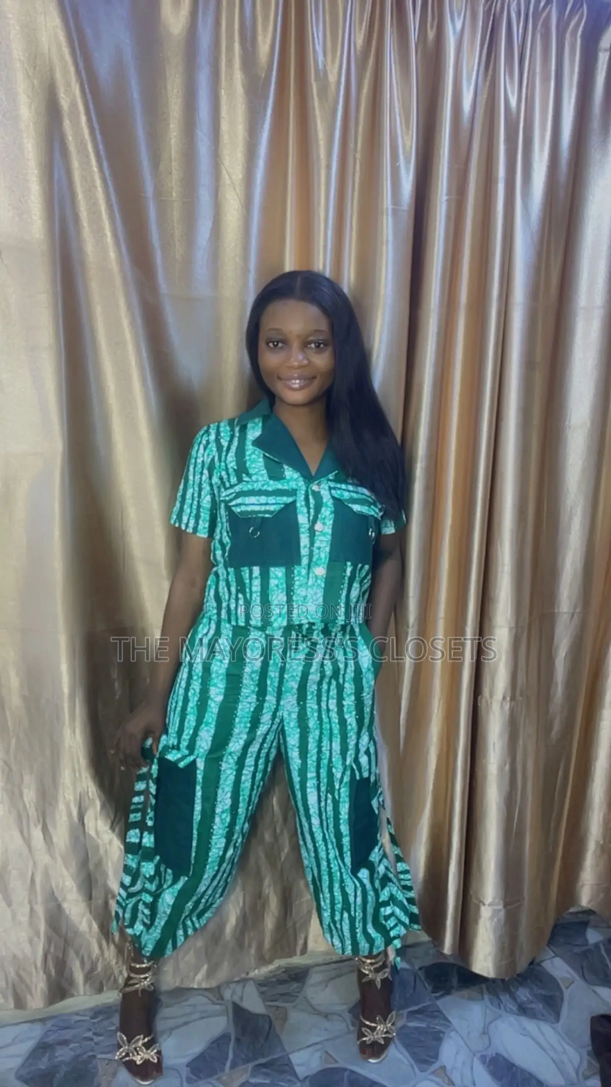 Ankara Cargo Pant 2piece