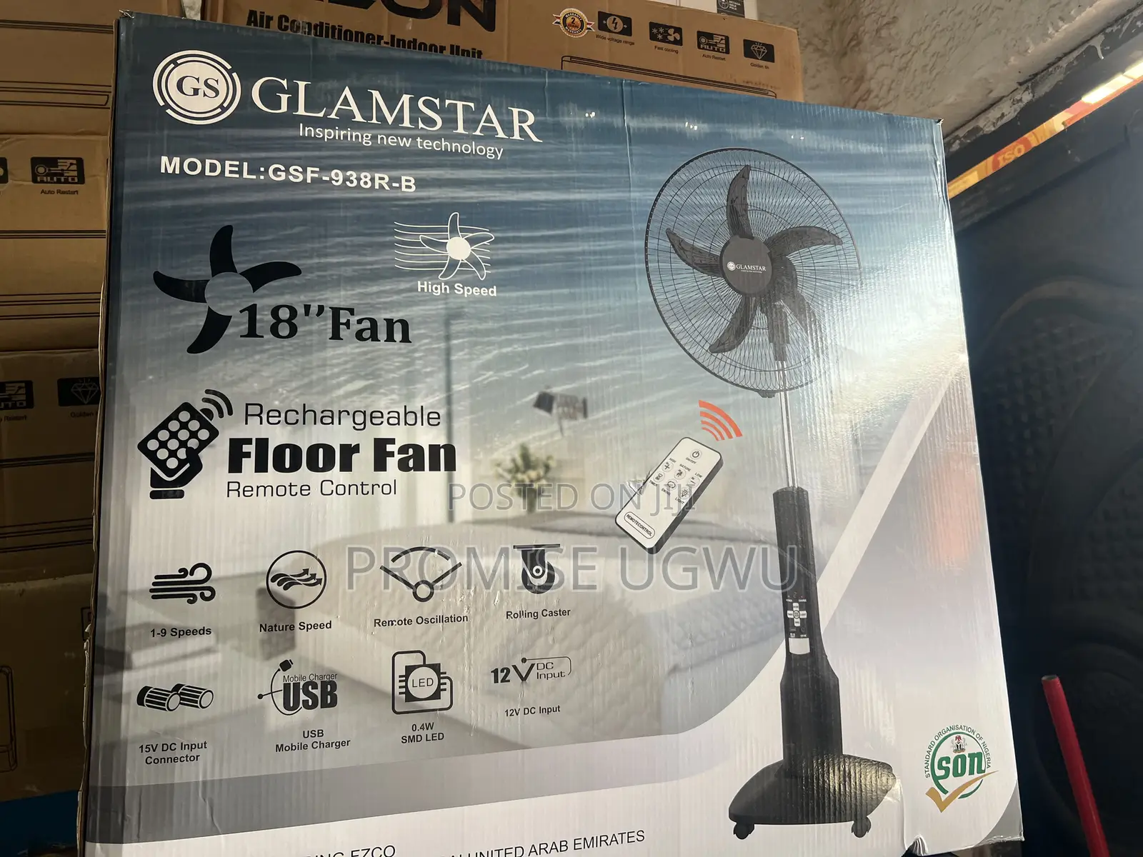 Glamstart Fan