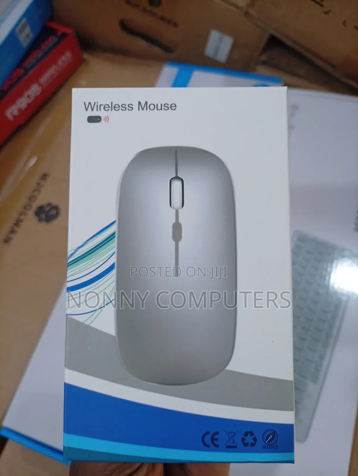 Dual-Mode Rechargeable Wireless Bluetooth Mouse Silent Click